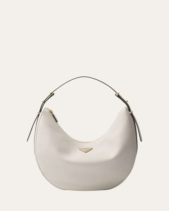 Grain Leather Shoulder Bag